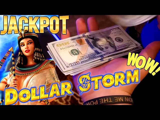 High Limit DOLLAR STORM Slot Machine Handpay Jackpot | Live Slot Play At Casino | SE-5 | EP-18