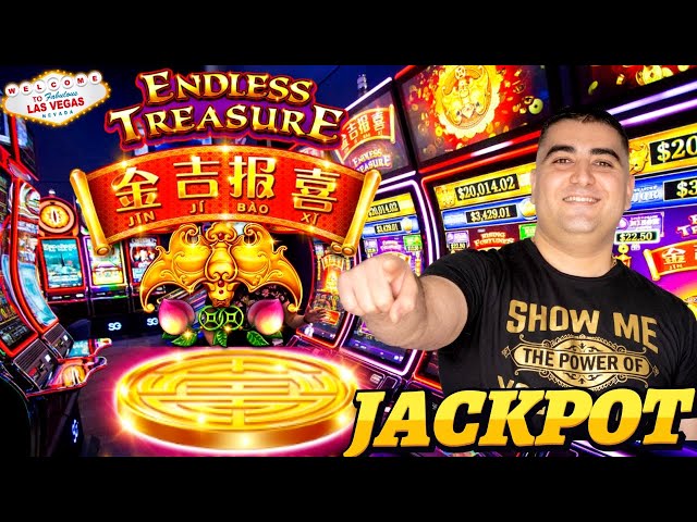 High Limit Endless Treasure Slot Machine HANDPAY JACKPOT – PART 1 | Live Slot Play In Las Vegas