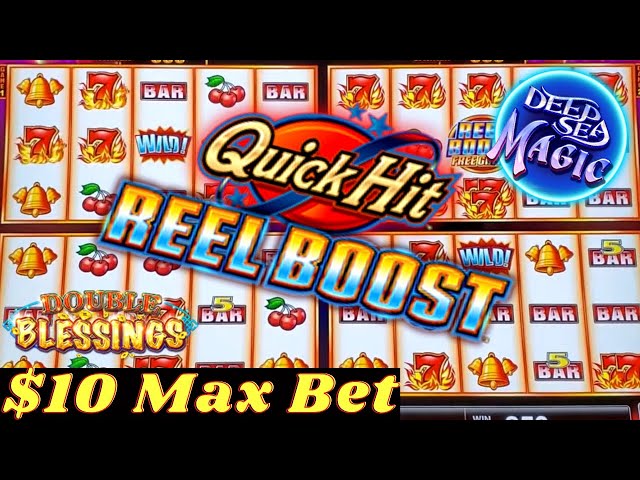 New QUICK HIT Reel Boost Slot Machine & More Slots Live Play | SE-5 | EP-3