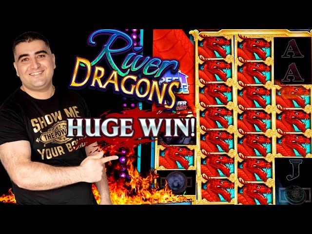 River Dragons Slot Machine $8.80 Max Bet Bonus – MASSIVE WIN | Live Slot Play At Casino & BIG PROFIT