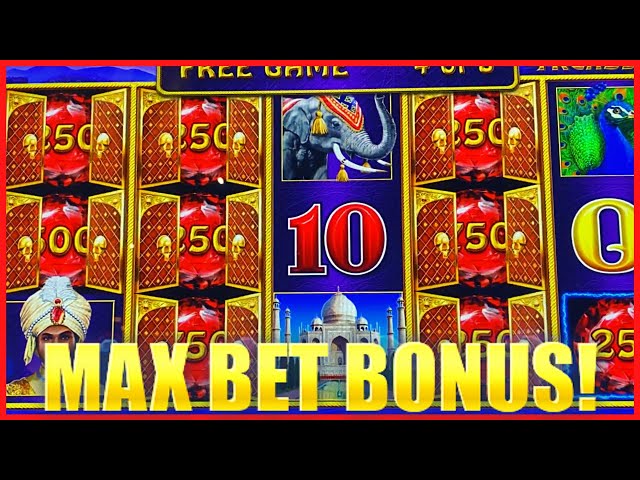 HIGH LIMIT Lightning Link Bengal Treasures $25 MAX BET Bonus Round Slot Machine Casino
