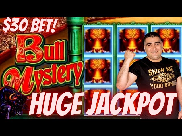 High Limit Konami Slot Machine HUGE HANDPAY JACKPOT | Bull Mystery Slot Machine BIG JACKPOT