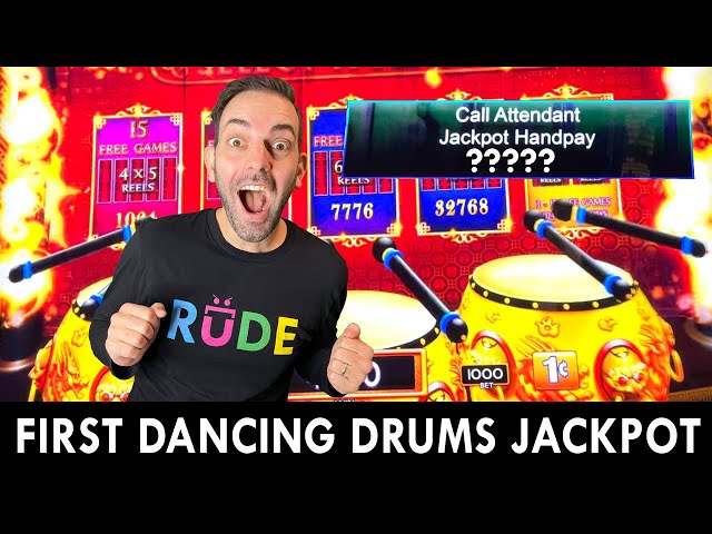 My FIRST JACKPOT on Dancing Drums Explosion #ad
