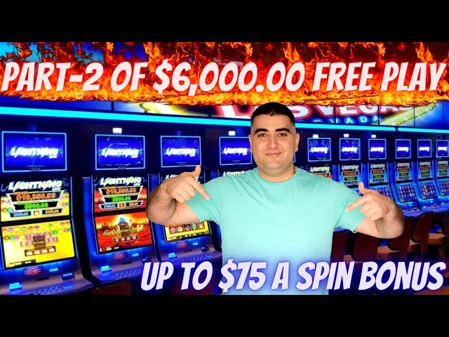 Part-2 Of $6,000 FREE PLAY On High Limit Slot Machines In Las Vegas At The Cosmo | 3 Reel Slot