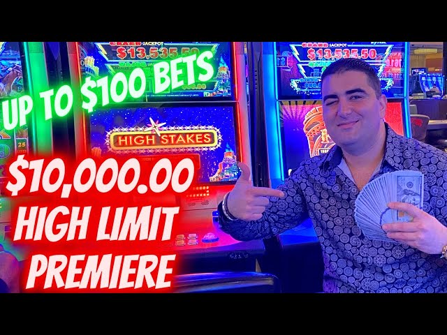$10,000 Huge High Limit Slot Play! Up To $100 Bets & Jackpot ! Las Vegas At Cosmo ! PART-1