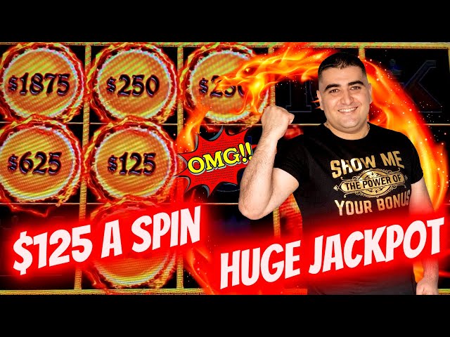 $125 A Spin HUGE HANDPAY JACKPOT On High Limit Dragon Cash Slot Machine! Slot Machine Mega Jackpot