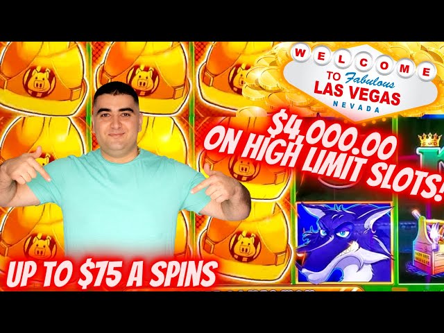 $4,000.00 On High Limit Slot Machines Up To $75 Bets ! What Can I Hit? Live Slot Play | SE-7 | EP-20