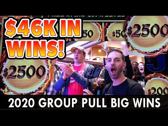 $46,000.00 in SLOT MACHINE JACKPOTS GROUP PULLS BEST OF 2020!