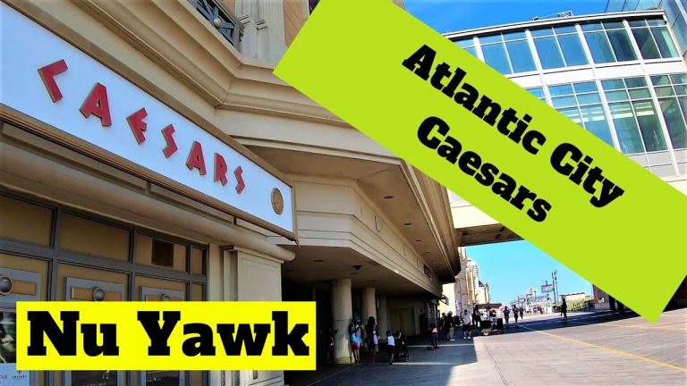 🟡 Atlantic City | Caesars Hotel & Casino. Walking Tour of Atlantic City’s Caesars on the Boardwalk!