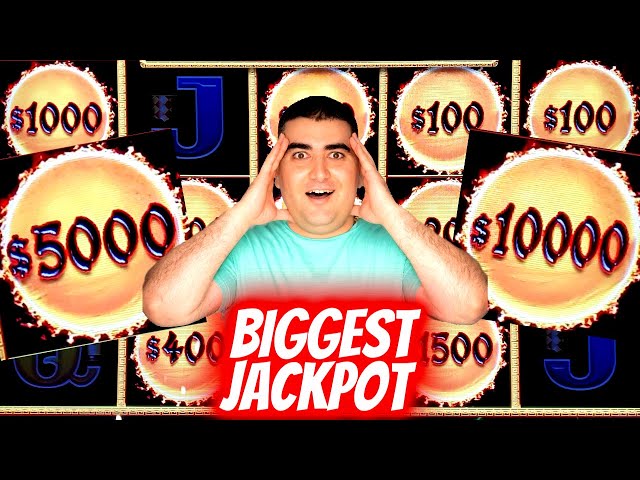 BIGGEST JACKPOT Ever On YouTube History For New DRAGON CASH Slot Machine ! MEGA JACKPOT WINNER