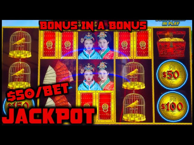 HIGH LIMIT Dollar Storm Emperor’s Treasure HANDPAY JACKPOT$50 BONUS ROUND Slot Machine Casino