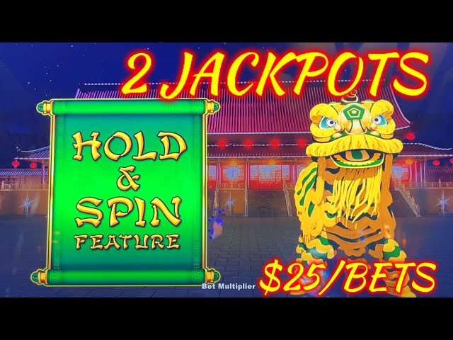 HIGH LIMIT Lightning Link Happy Lantern (2) HANDPAY JACKPOTS $25 Bonus Round Slot Machine Casino