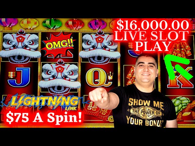 Let’s Gamble $16,000.00 On High Limit Slots In Las Vegas ! Slot Machine JACKPOTS ! Live Slot Play