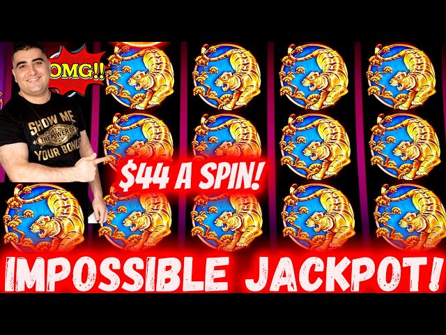 My LARGEST JACKPOT On Endless Treasure Slot Machine – $44 A Spin Bonus & MASSIVE SLOT WINS In Vegas