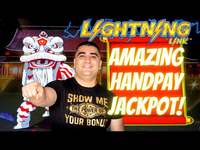 Over 100x HANDPAY JACKPOT On High Limit Lightning Link Slot ! I Made a Big Money With Free Play