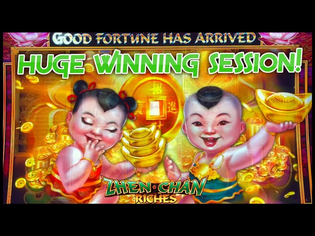ZHEN CHAN RICHES Huge Winning Session Lot’s of Bonus Rounds on Max Bet Spins Slot Machine Casino