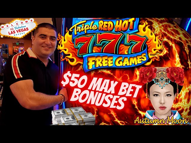 $50 A Spin Bonuses On High Limit Slot Machines – Great Session ! Live Slot Play At Casino In Vegas