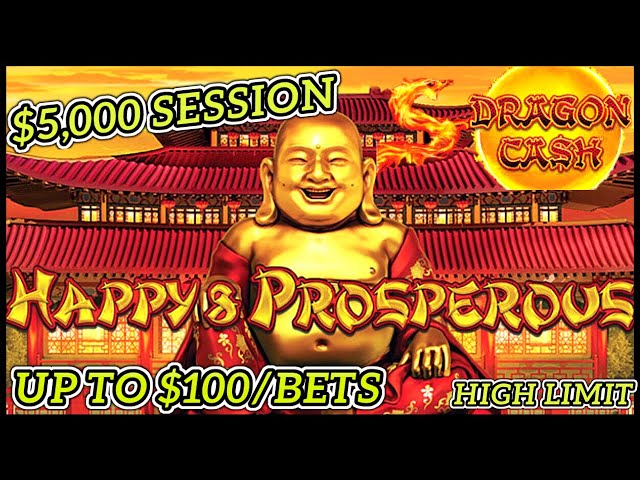 $5K INTO HIGH LIMIT Dragon Link Happy & Prosperous /Autumn Moon HANPAY JACKPOTS Slot Machine Casino