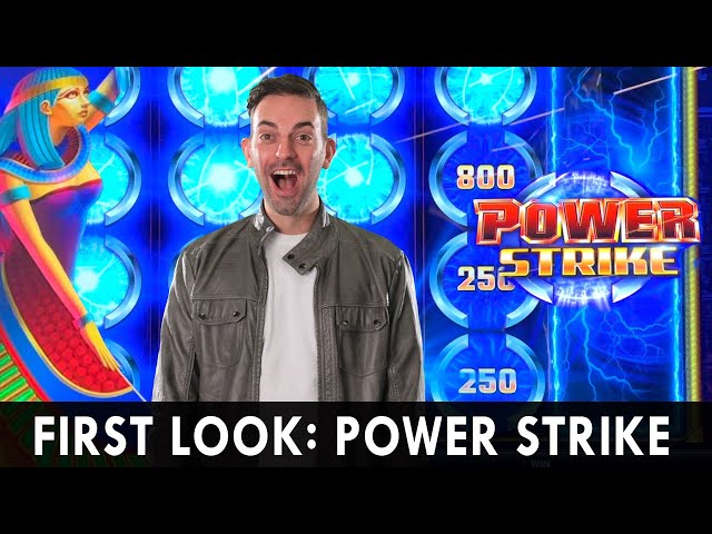 FIRST LOOK NEW Power Strike Slot Machine at Agua Cathedral City!