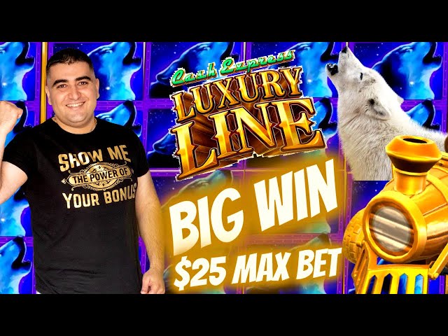 Luxury Line Slot Machine HUGE WIN – $25 Max Bet ! NEW IGT High Limit Slot Machine Max Bet Bonus