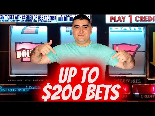 Up To $200 A Spins TOP DOLLAR ! High Limit Slot Play At Casino In Las Vegas