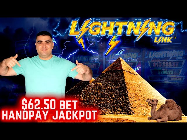 $62.50 Bet Bonuses & HANDPAY JACKPOT On High Limit Lightning Link Slot | Dragon Link Slot Machine