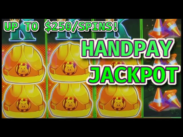 HIGH LIMIT UP TO $250 SPINS Lock It Link Huff N’ Puff HANDPAY JACKPOT $30 Bonus Round Slot Machine