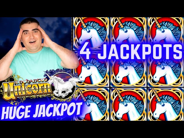 HUGE HANDPAY JACKPOT On Enchanted Unicorn Slot & 3 More JACKPOTS ! Live Slot JACKPOTS In Vegas