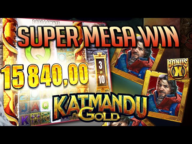KATMANDU GOLD SLOT SUPER MEGA WIN!