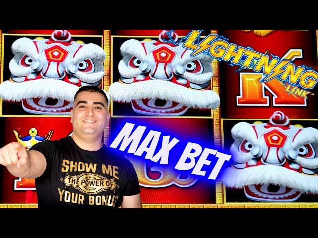Max Bet Bonuses & Nice Wins On LIGHTNING LINK Slot! $500 Challenge To Win At Casino