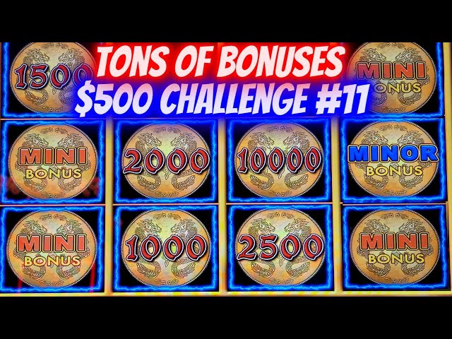 Tons Of Bonuses & BIG WIN On Lightning Link Slot ! $500 Challenge EP-11