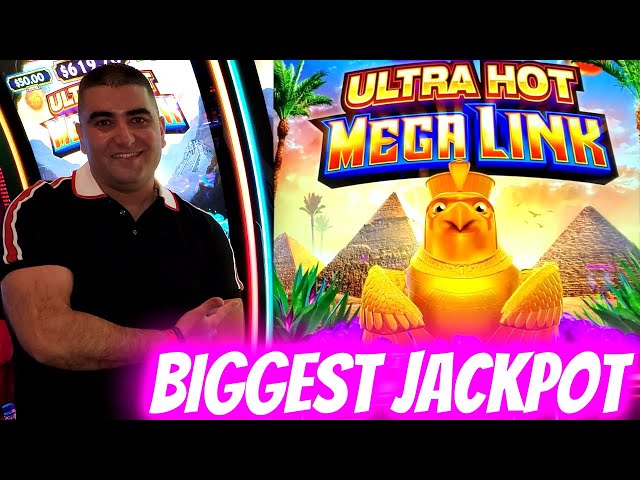 BIGGEST JACKPOT On YouTube For New ULTRA HOT MEGA LINK Slot Machine ! PART 6