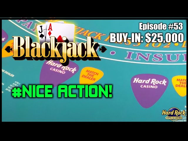 BLACKJACK #53 $25K BUY-IN $500 – $1500 HANDS Nice Action, Doubles and Splits