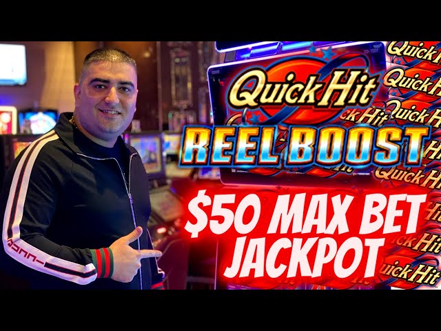 HANDPAY JACKPOT On New HIGH LIMIT Quick Hit Slot – $50 Max Bet ! New Slot Bonuses Won – $25 Max Bet