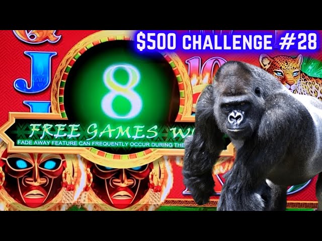 Konami Slot Bonus! $500 Challenge To Win At Casino ! EP-28