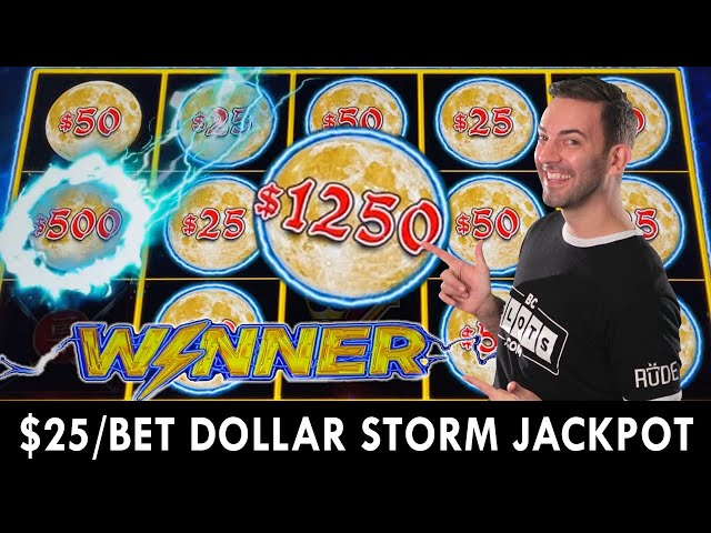 $25/BET Dollar Storm JACKPOT Hard Rock Casino in Tulsa OK