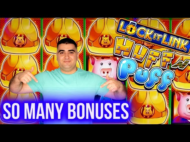 Amazing BONUSES On Huff N Puff Slot | $1,000 Challenge To Beat The Casino | EP-27
