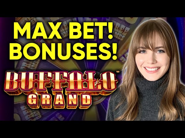 Buffalo Grand Slot Machine BONUSES!