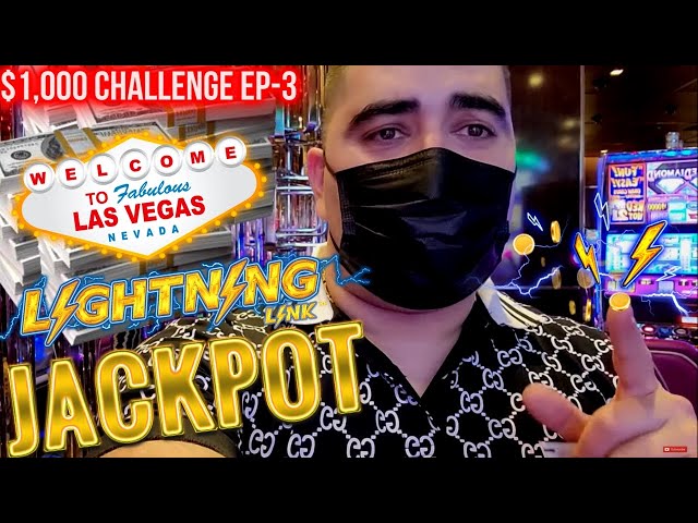 HANDPAY JACKPOT On High Limit Lightning Link | $1,000 Challenge EP-3