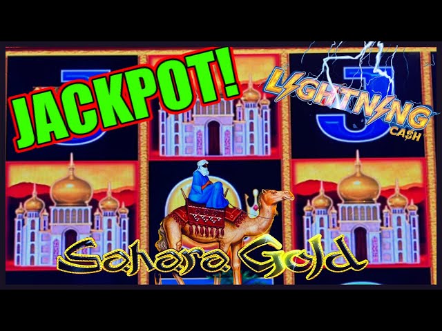 HIGH LIMIT Lighting Link Sahara Gold HANDPAY JACKPOT $37 Bonus Round Magic Pearl Slot Machine Casino