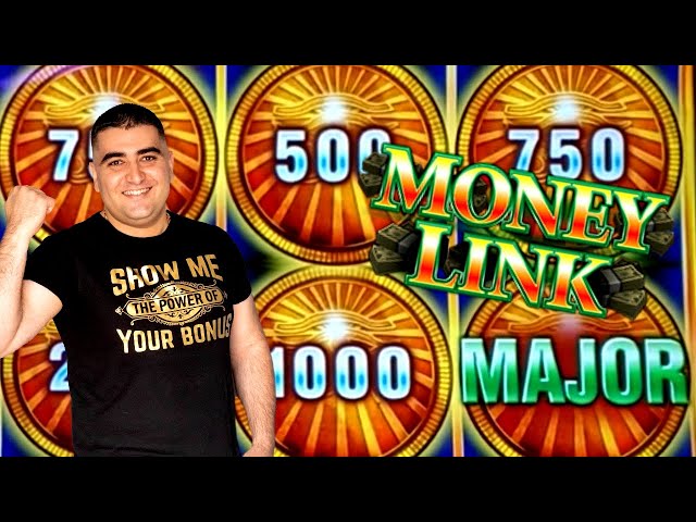 High Limit MONEY LINK Slot Machine Bonuses & MAJOR JACKPOT WON | Live Slot Play | SE-11 | EP-1