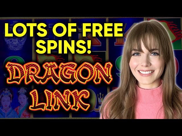 LOTS OF FREE SPINS! Dragon Link Slot Machine!