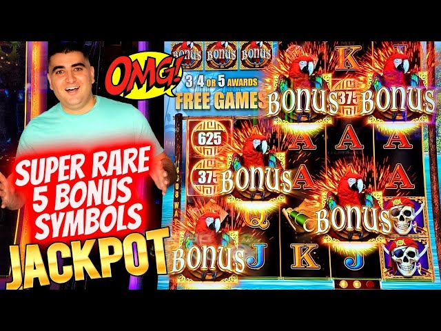 SUPER RARE 5 Bonus Symbol HANDPAY JACKPOT ! $1,000 Challenge To Beat The Casino | EP-18