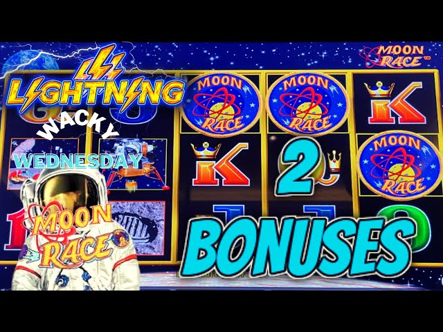 WACKY WEDNESDAY W/ GRETCHEN #14 Lightning Link Moon Race (2) $25 Max Bet Bonus Rounds Slot Machine
