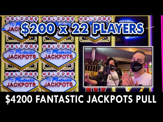 Welcome to Fantastic Jackpots $4,200 GROUP SLOT PULL Agua Caliente Casino