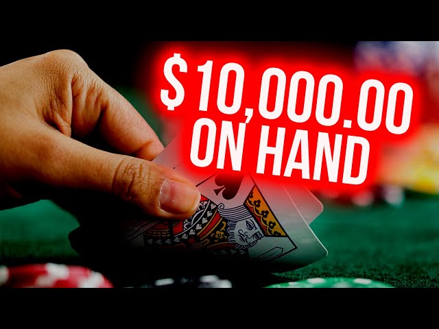 $10,000 Double Down On Black JACK ! Betting HUGE On Black Jack In Las Vegas At The Cosmo