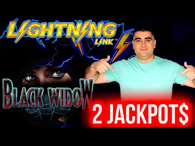 2 HANDPAY JACKPOTS On High Limit Lightning Link & BLACK WIDOW Slots | Winning MONEY At Casino