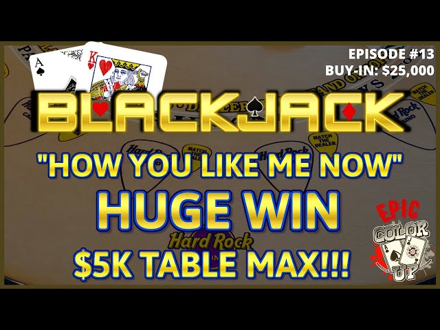 “EPIC COLOR UP” BLACKJACK Ep 13 $25,000 BUY-IN ~ MASSIVE $20,000+ WIN ~ High Limit Up to $5000 Hands