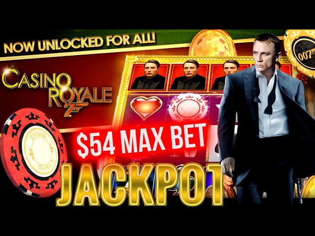 HANDPAY JACKPOT On High Limit JAMES BOND Slot Machine – $54 Max Bet ! Winning On Slots At Casino