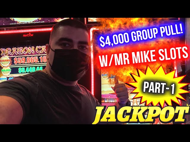 HANDPAY JACKPOT On High Limit Slot ! $4,000 GROUP Pull w/ MR MIKE SLOTS CHANNEL